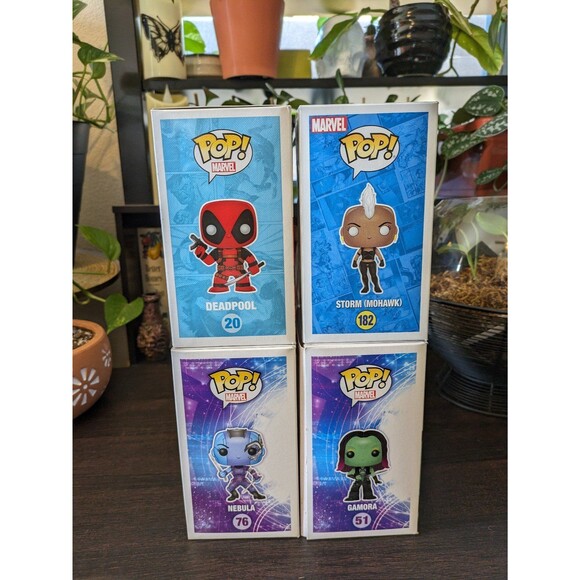 Marvel Funko Pop lot Gamora Nebula Storm Deadpool X-Men GOTG Box Damage OOB - Picture 2 of 6